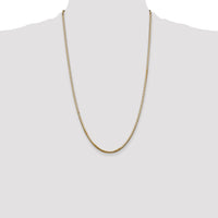 14k 2.5mm Box Chain