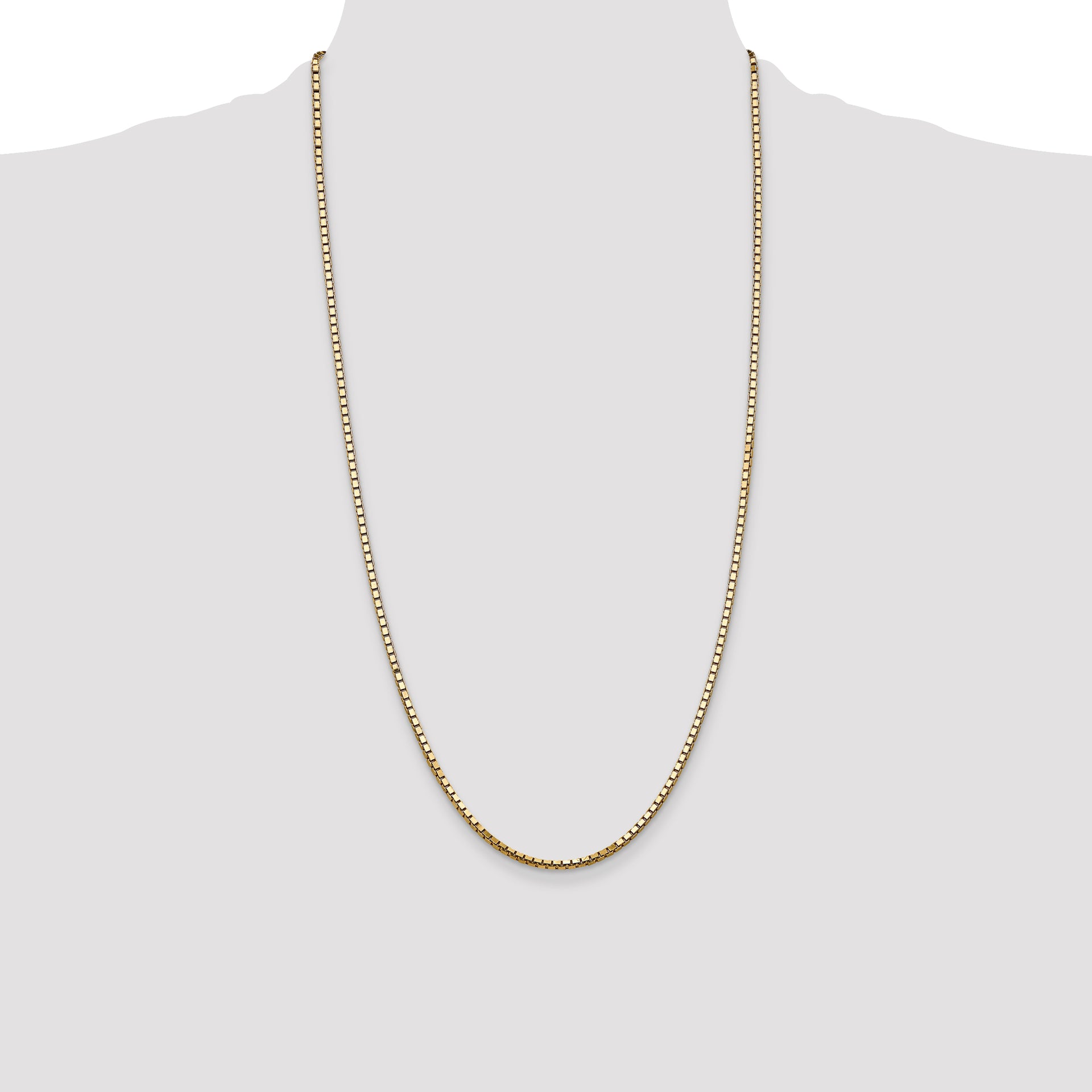 14k 2.5mm Box Chain