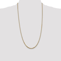 14k 2.5mm Box Chain