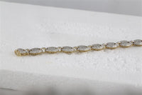 Round Diamond Mariner Link Bracelet 5 Cttw