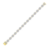 Round Diamond Mariner Link Bracelet 5 Cttw