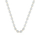 10k Yellow Gold Round Diamond Link Chain Necklace 14-1/5 Cttw