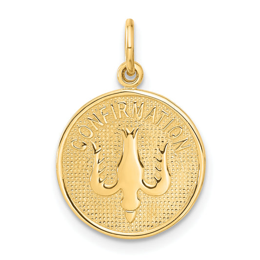14k Confirmation w/Dove Medal Charm