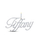 10k Yellow Gold Round Diamond Tiffany Name Pendant