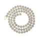 10k Yellow Gold Round Diamond Link Chain Necklace 2-3/4 Cttw