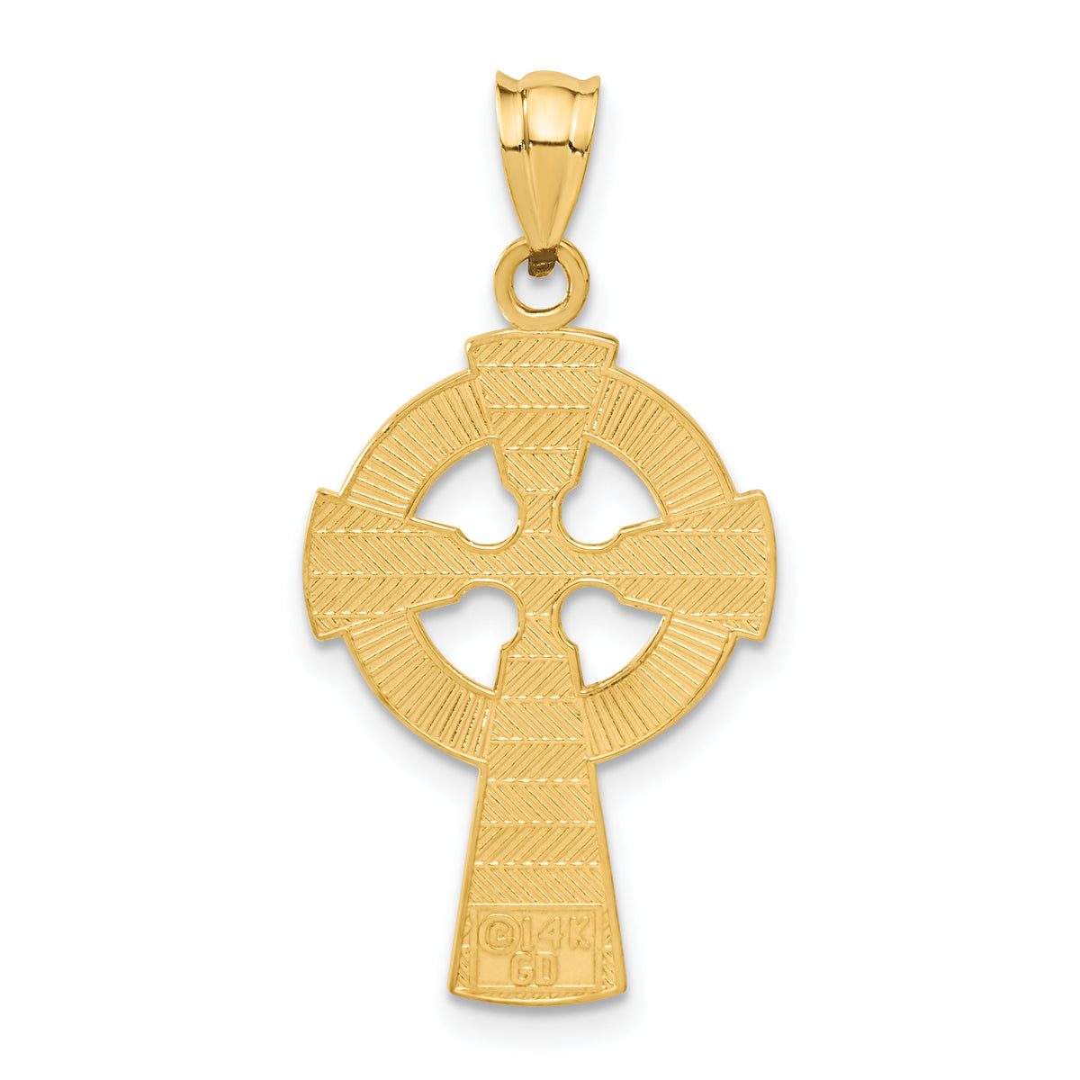 14k Celtic Cross Pendant