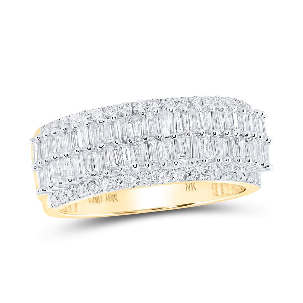 Baguette Diamond Band Ring 1-1/3 Cttw