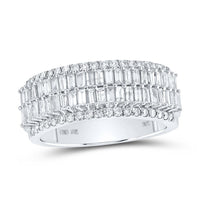 Baguette Diamond Band Ring 1-1/3 Cttw