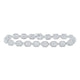 Baguette Diamond Link Bracelet 4-1/2 Cttw