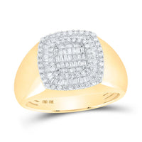 Baguette Diamond Square Ring 3/4 Cttw