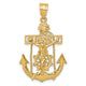 14k Mariners Cross Pendant