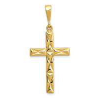 14k Reversible Latin Cross Pendant