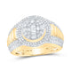 Round Diamond Circle Ring 1-5/8 Cttw