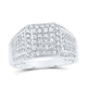 Round Diamond Square Ring 1 Cttw