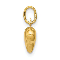 14K Polished 3-D Puffed Heart Charm