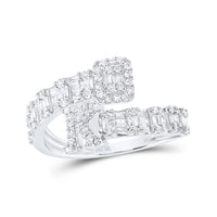 Diamond Fashion Initial K Ladies Cuff Ring 5/8 Cttw
