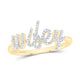 Diamond Gift Wifey Ladies Ring 1/6 Cttw