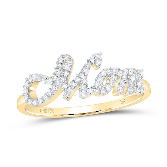 Diamond Gift Mom Ring 1/5 Cttw