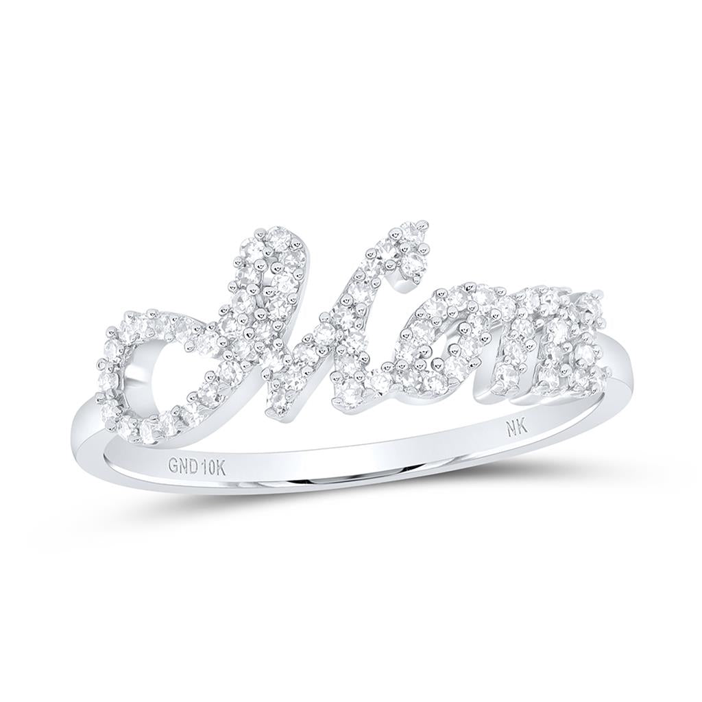 Diamond Gift Mom Ring 1/5 Cttw