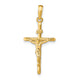 14K Stick Style Crucifix Pendant