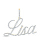 10K Yellow Gold Diamond Gift Lisa Pendant 5/8 Cttw
