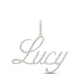 10K Yellow Gold Diamond Gift Lucy Pendant 5/8 Cttw
