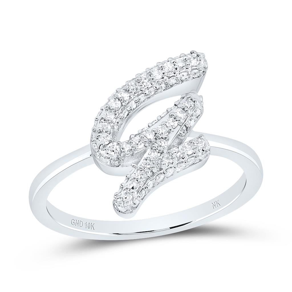 Diamond Fashion Initial Ring 1/5 to 5/8 Cttw