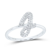 Diamond Fashion Initial Ring 1/5 to 5/8 Cttw