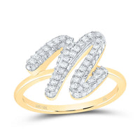 Diamond Fashion Initial Ring 1/5 to 5/8 Cttw