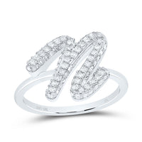 Diamond Fashion Initial Ring 1/5 to 5/8 Cttw