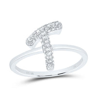 Diamond Fashion Initial Ring 1/5 to 5/8 Cttw