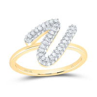 Diamond Fashion Initial Ring 1/5 to 5/8 Cttw