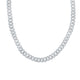 Diamond 8mm Cuban Link Chain 22-inch 7 Cttw