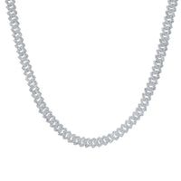 Diamond 9mm Cuban Link Chain 22-inch 6 Cttw