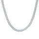 Diamond 9mm Cuban Link Chain 22-inch 6 Cttw