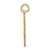 14k Eastern Orthodox Cross Charm