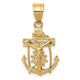 14k Mariners Cross Pendant