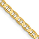 14k 3mm Concave Anchor Chain