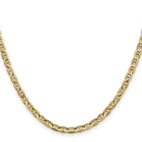 14k 3.75mm Concave Anchor Chain