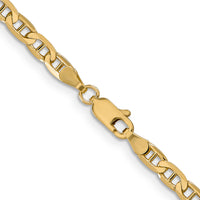 14k 3.75mm Concave Anchor Chain