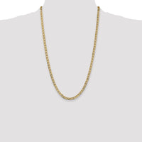 14k 4.5mm Concave Anchor Chain