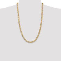 14k 6.25mm Concave Anchor Chain