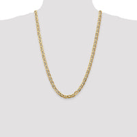 14k 7mm Concave Anchor Chain