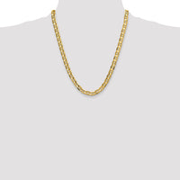 14k 8mm Concave Anchor Chain