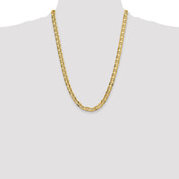 14k 8mm Concave Anchor Chain