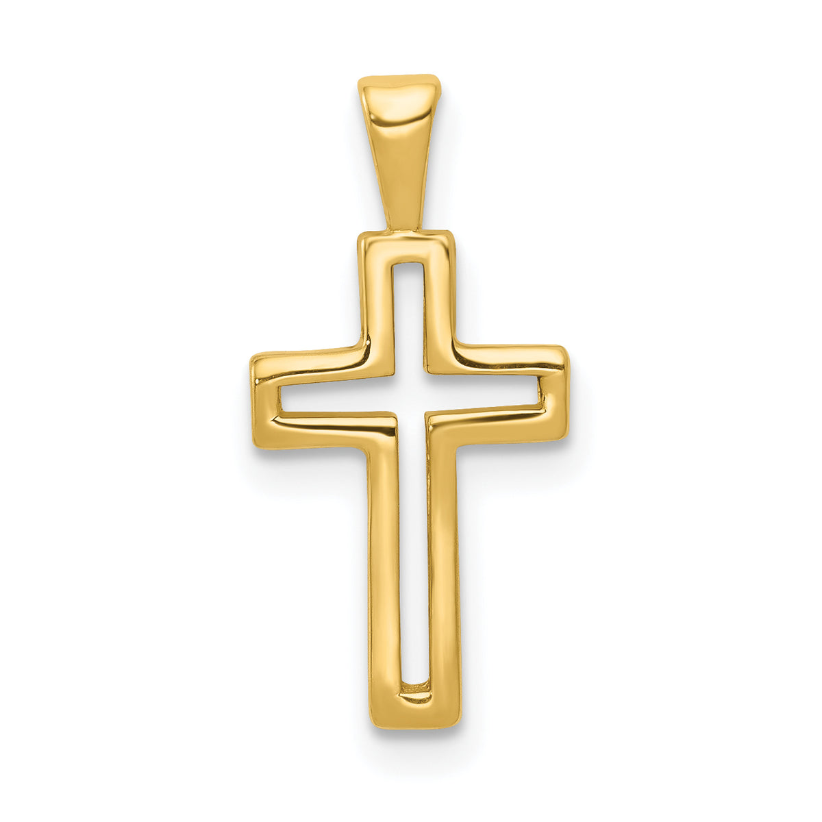 14k Cross Charm