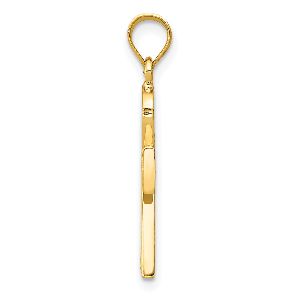 14k Ankh Cross Charm