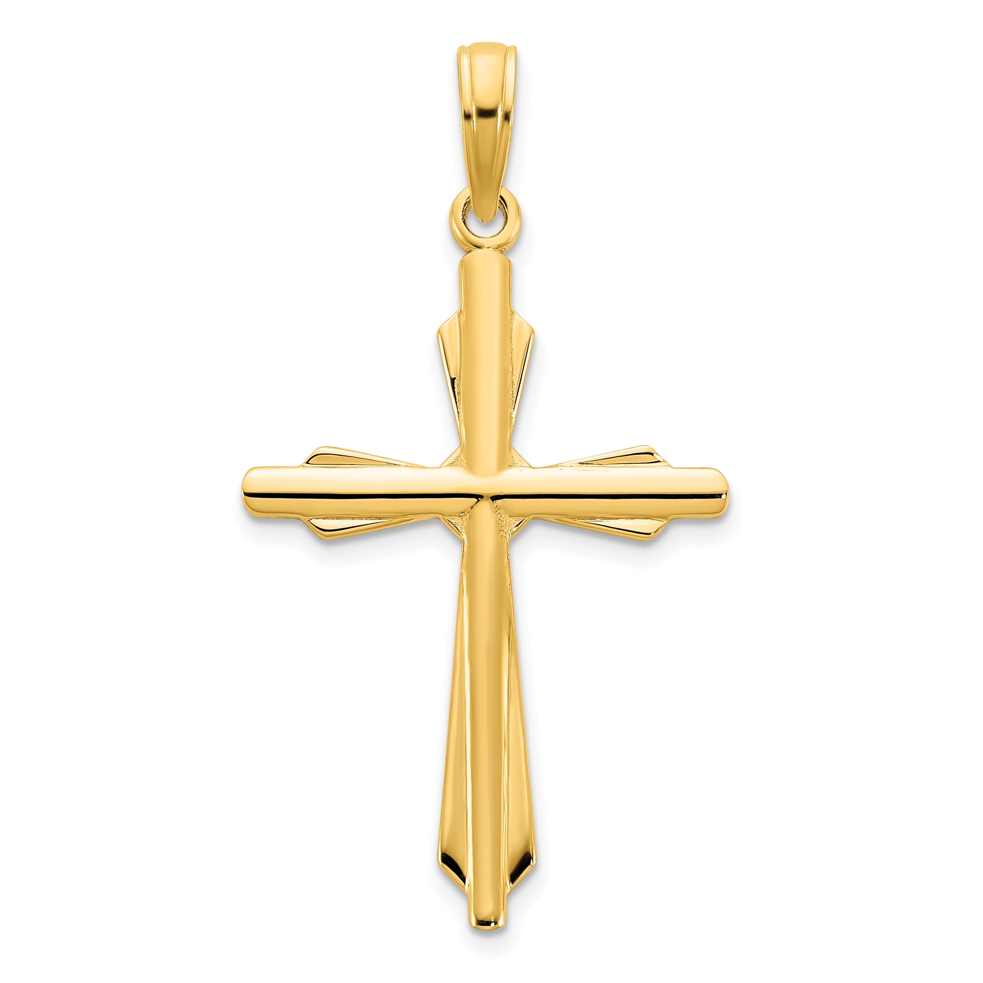 14ky Fancy Cross Pendant