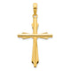 14ky Fancy Cross Pendant