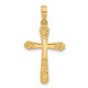 14k Fancy Cross Charm
